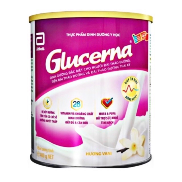 Sữa bột Glucerna cho người tiểu đường 400g