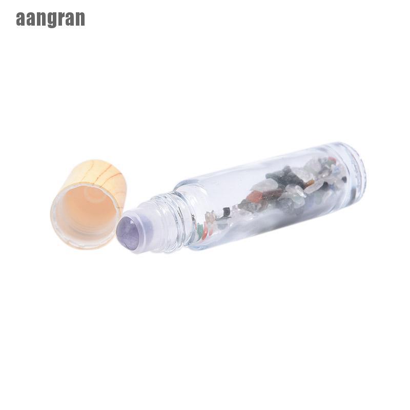 (Hàng Mới Về) Chai Tinh Dầu Nước Hoa Dạng Lăn Đính Đá Pha Lê Dung Tích 10ml