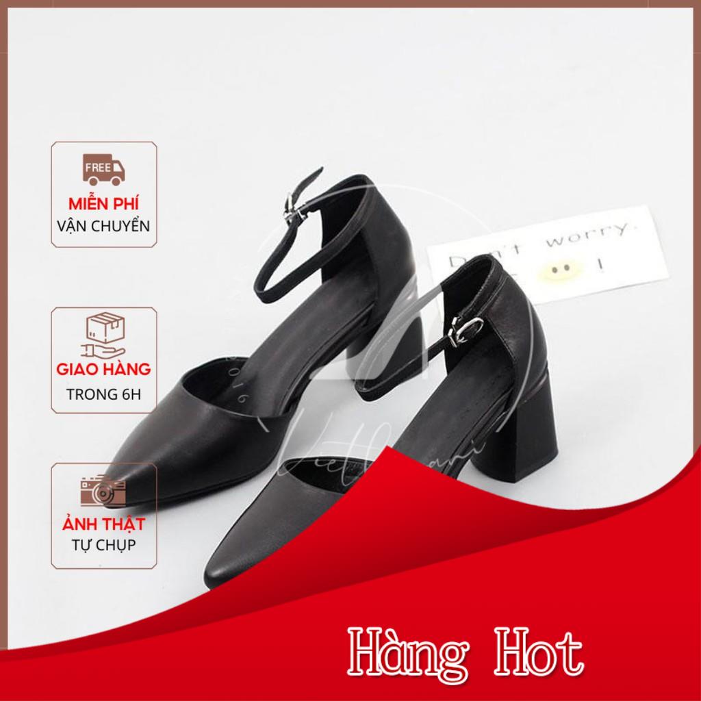 Giày sandal cao gót C4 big size 40-43, size lớn ngoại cỡ cao 5 phân VIETLAVANI