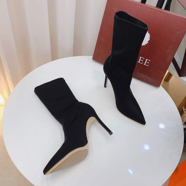 Bốt boot bigtree thun lụa gót nhọn fullbox hàng quảng châu cao cấp | BigBuy360 - bigbuy360.vn