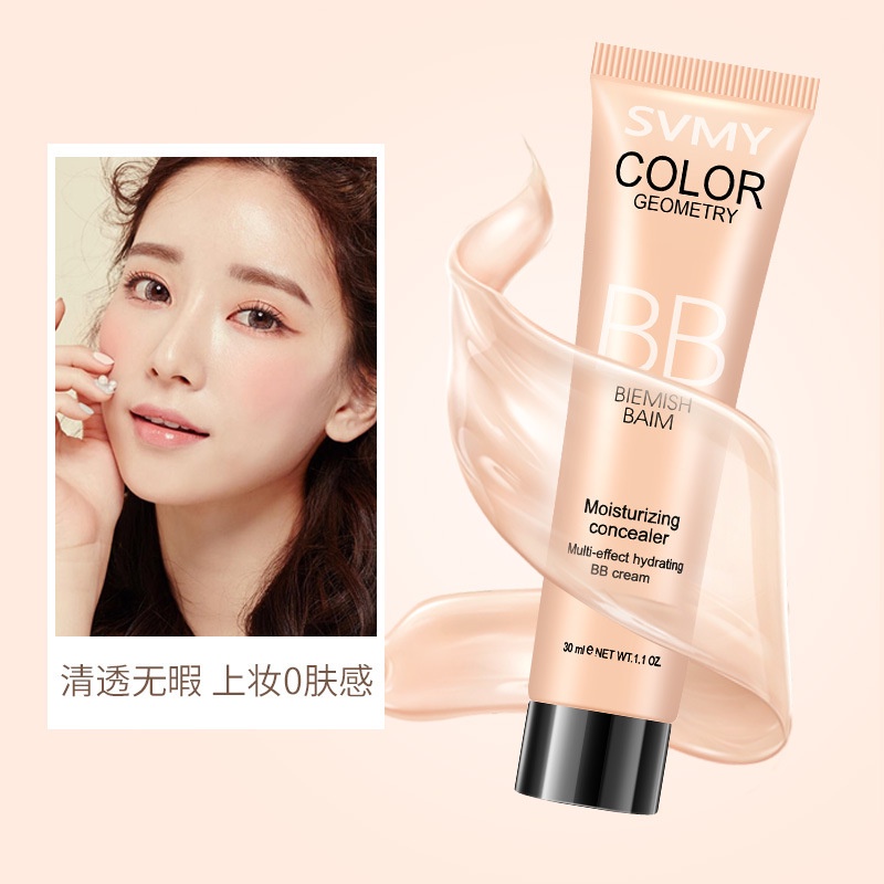 Kem nền lâu trôi dưỡng ẩm kiềm đàu SVMY 30ml giúp da trắng sáng mịn màng A100