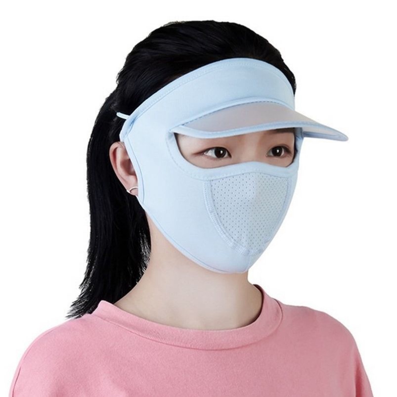 Khẩu Trang Chống Nắng Thoáng Khí Che Phủ Toàn Diện Có Thể Giặt Sạch Dành Cho Nữ