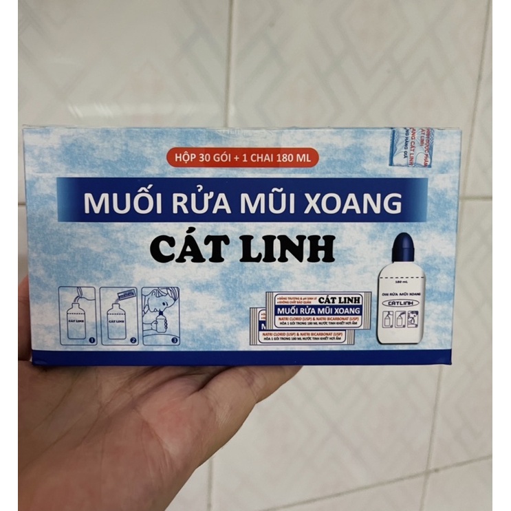 Muối rửa mũi xoang Cát Linh