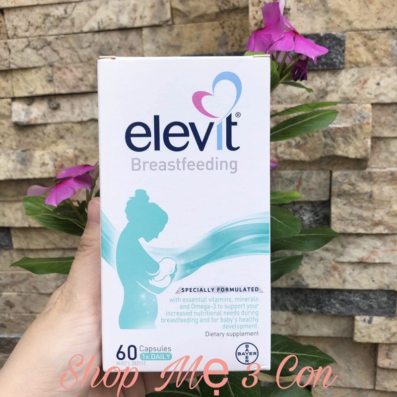 [Mẫu mới] E LE VIT sau sinh Úc hộp 60 viên