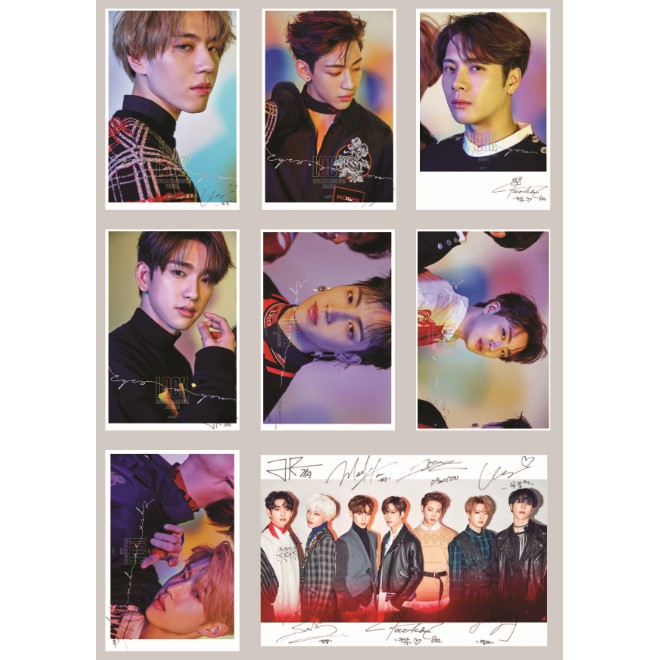 Lomo Card GOT7 Eyes On You Full version Có chữ ký