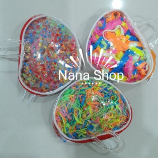 Dây thun cột tóc cho mẹ và bé (ảnh thật)