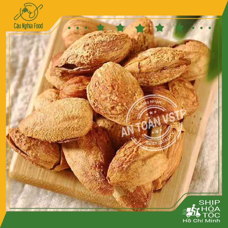 [Rẻ vô địch] 450Gram Hạnh Nhận Rang Bơ Loại Đặc Biệt Thơm Ngon 50gram, 250gram