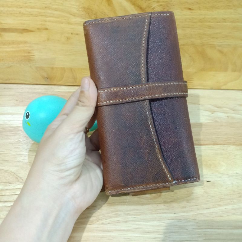 Ví dài handmade da thật mã vidai01 HÀNG NEW