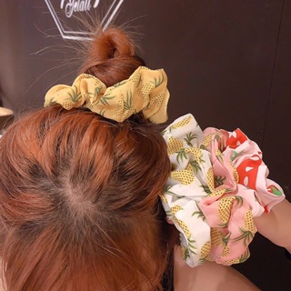 Buộc tóc Scrunchies trái cây