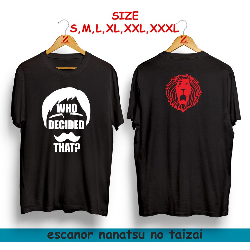 HOT🔥 Áo Phông Escanor Manga Anime cực chât