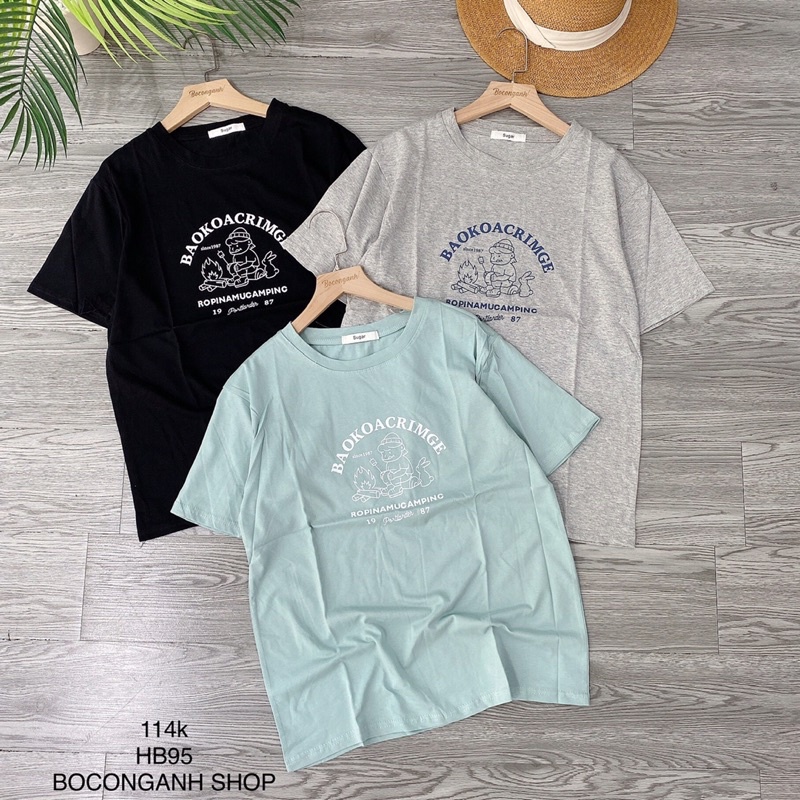 Áo Thun Baokoacrimge Form Rộng Hàng Quảng Châu Hb95