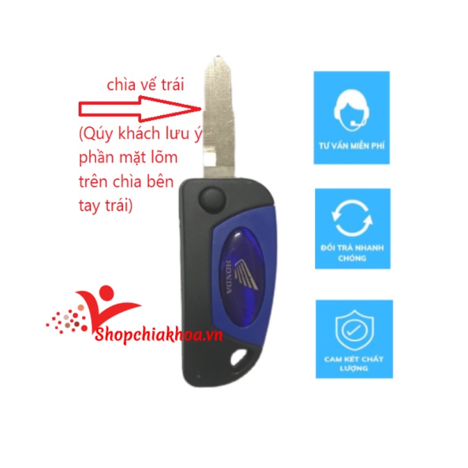 Chìa khóa độ gập xe máy wave cũ , dream,xe điện