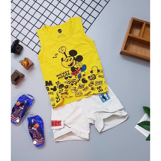 Sét bộ thun ba lỗ chuột mickey bé trai