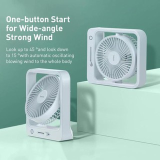 QUẠT SẠC MINI BASEUS CUBE SHAKING FAN LV806
