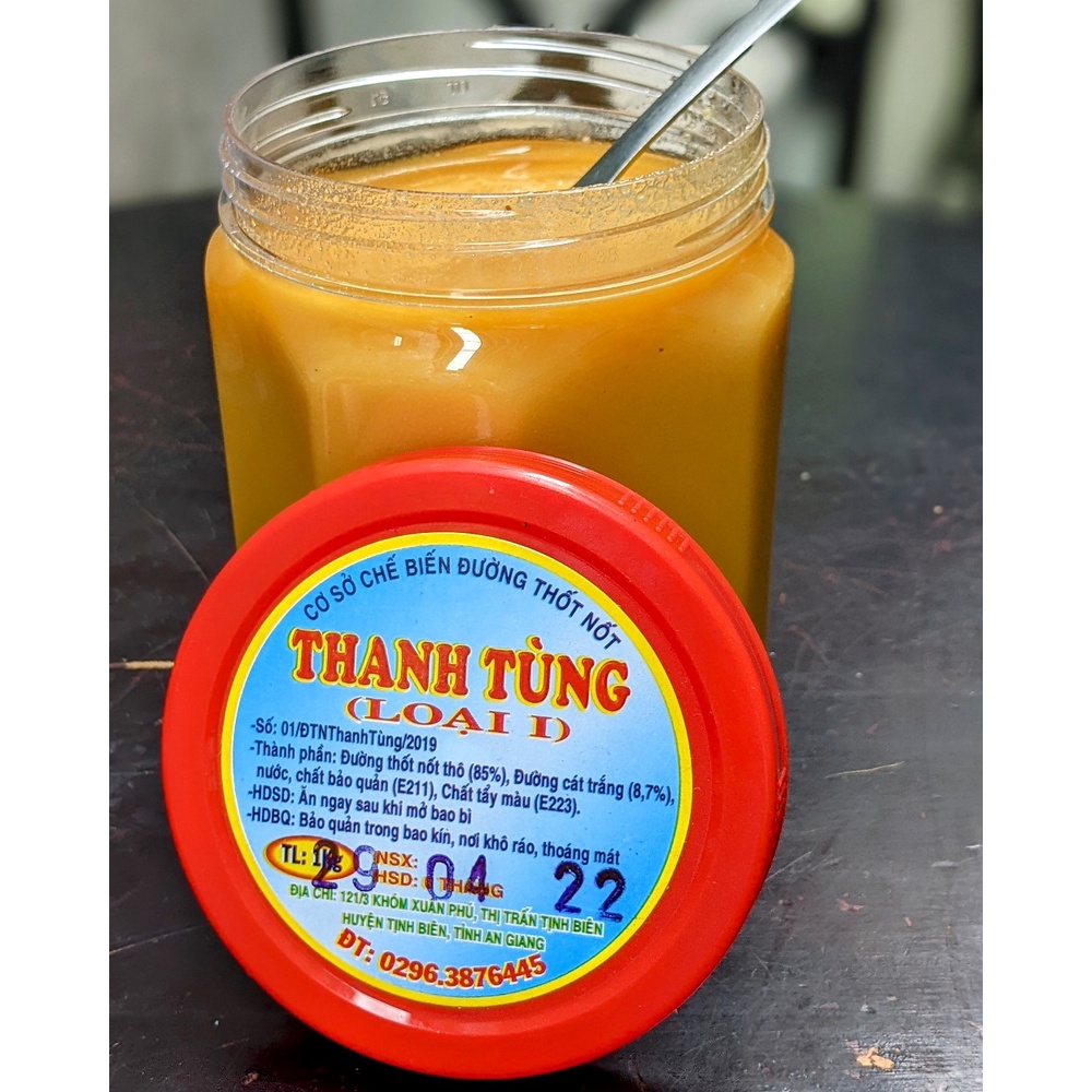 Đường thốt nốt dạng mềm hiệu Thanh Tùng hủ 1KG  - HSD 6 tháng