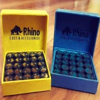 Đầu cơ Bida Bi-a Rhino 6 Lớp da thuộc siêu mềm 14mm