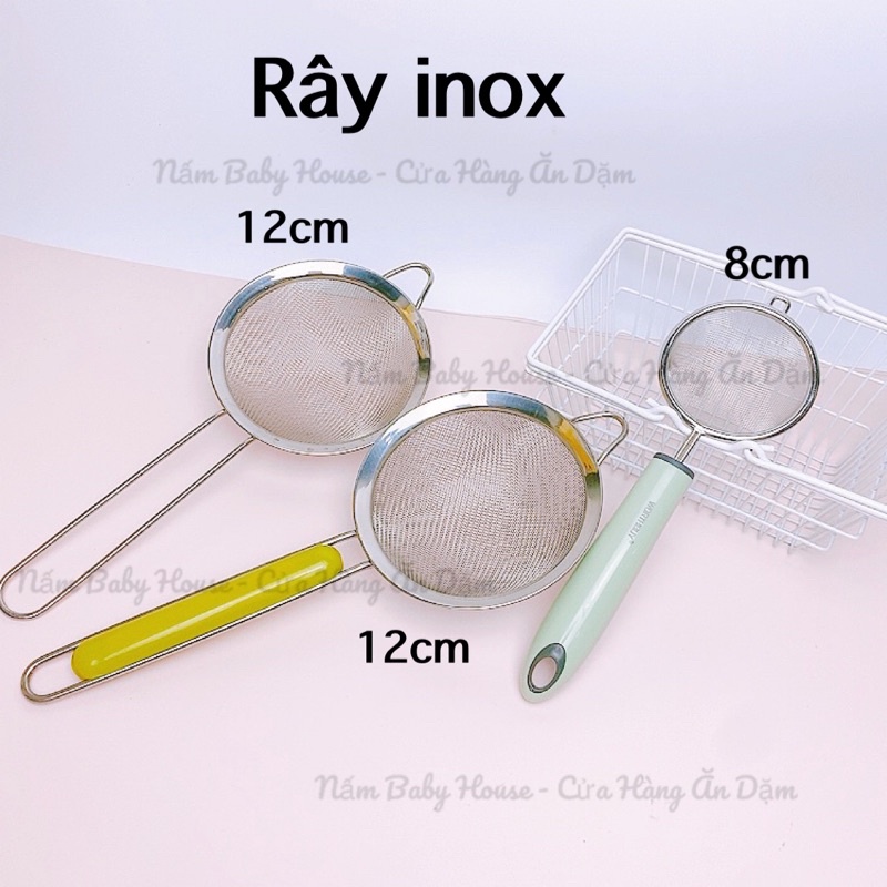 Rây lọc cháo cực mịn cho bé ăn dặm đường kính 12cm