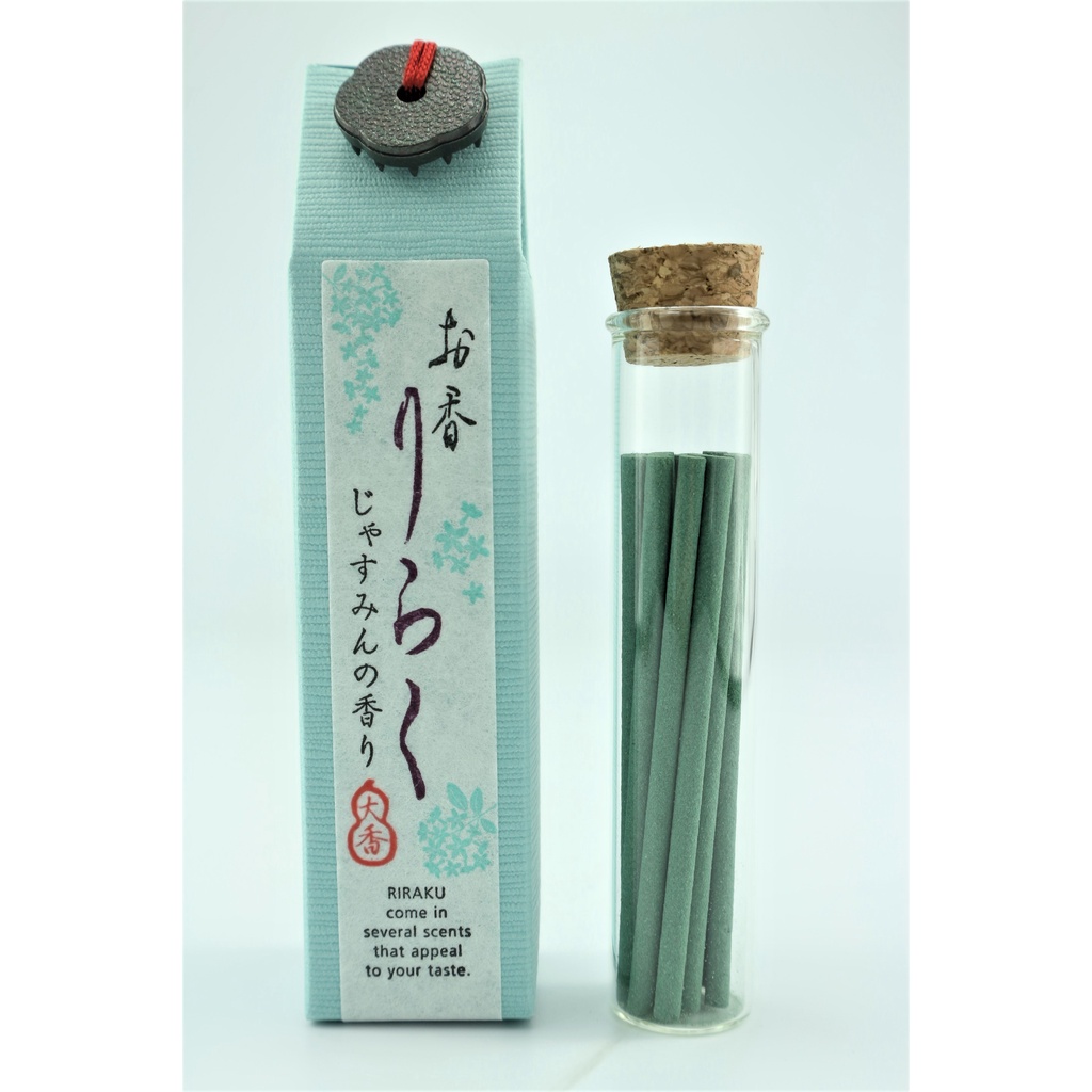 Nhang thơm Riraku Jasmine hoa nhài, Thanh hương Nhật Bản thư giãn Nippon Kodo