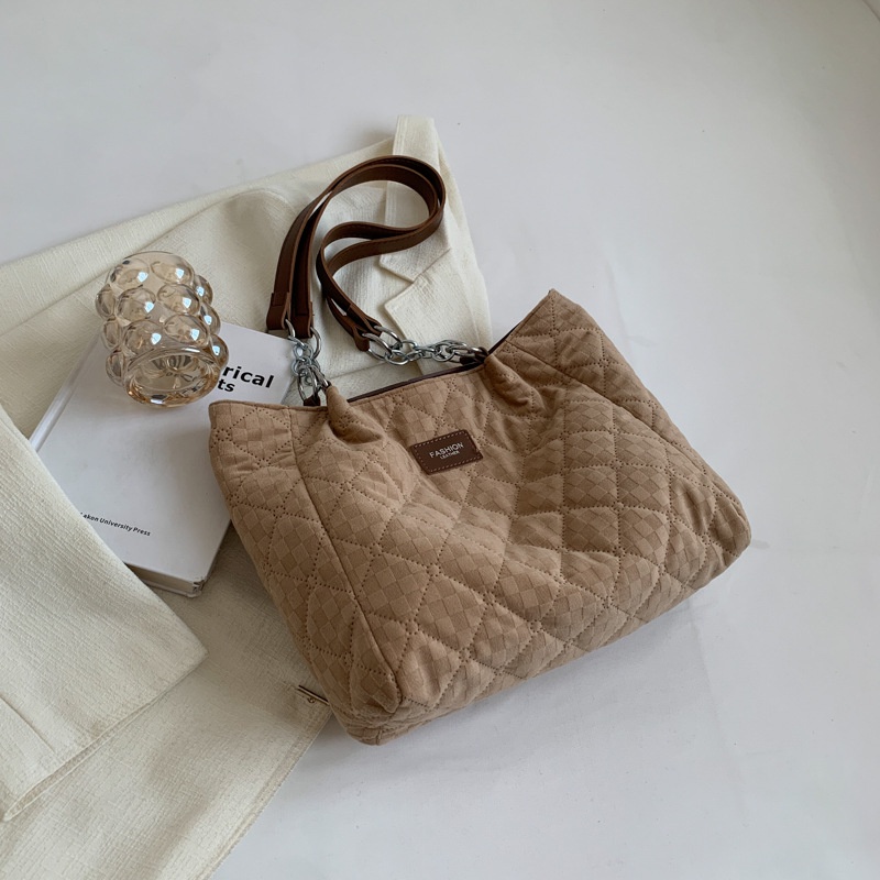 Túi Xách Một Bên Vai Sức Chứa Lớn Màu Trơn Thời Trang Đơn Giản