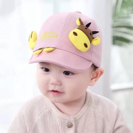 Mũ Lưỡi Trai Con Bò Mỏng Thời Trang Xuân Thu Cho Bé 1-3 Tuổi Năm Màu Cho Bé (107)
