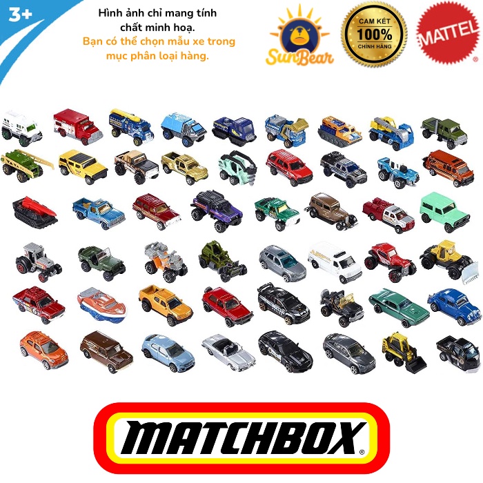 Đồ chơi mô hình xe Hot Wheels Matchbox Tomica Siku 1:64 - Sun Bear