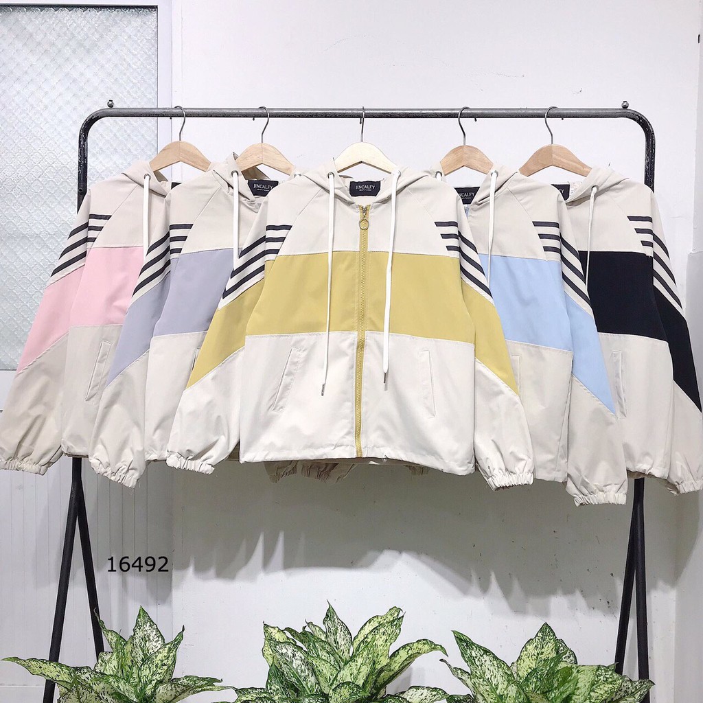Áo khoác Kaki đa sắc màu form 65kg phối sọc Hàn Quốc H063 | BigBuy360 - bigbuy360.vn