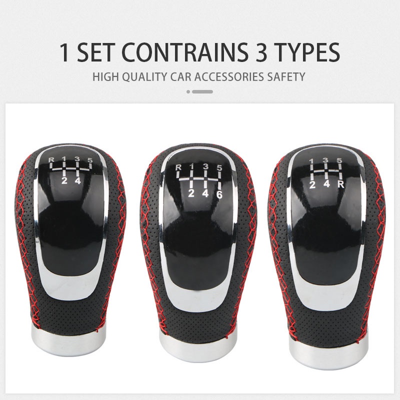 Tay Nắm Cần Số Xe Hơi Thủ Công 5 Tốc Độ Bằng Da PU Thông Dụng Núm Gạt Chuyển Đổi Cần Gạt Số Xe Hơi Núm điều khiển xe ô tô Đa năng Kiểu JDM Công tắc tốc độ tự động Đòn bẩy Đầu tiện nghi An toàn Ô tô Thanh chuyển số  Phụ kiện sửa đổi