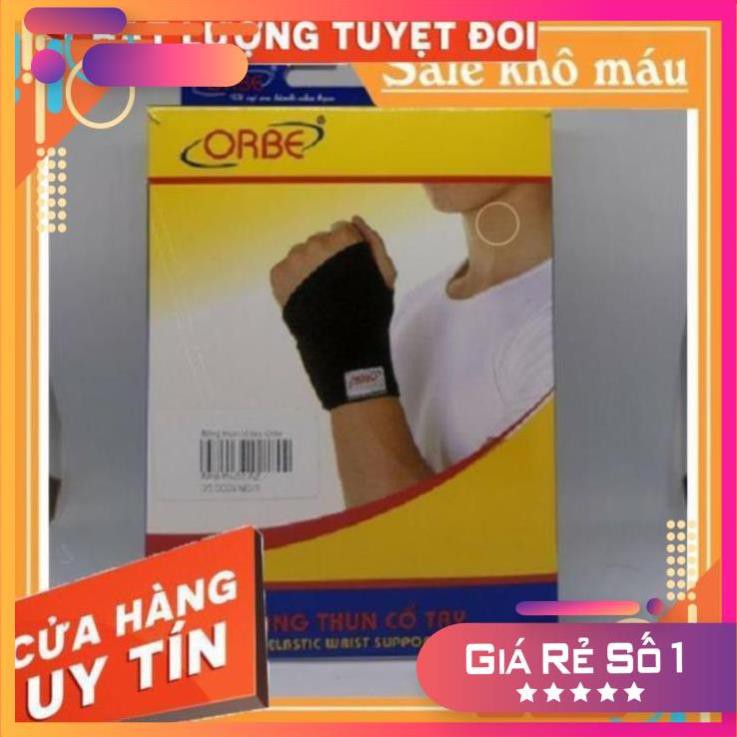 [FREE SHIP - SIÊU SALE]Băng thun cổ tay Orbe, có giãn tốt, mềm mại, hỗ trợ trấn thương , trật khớp, bong gân