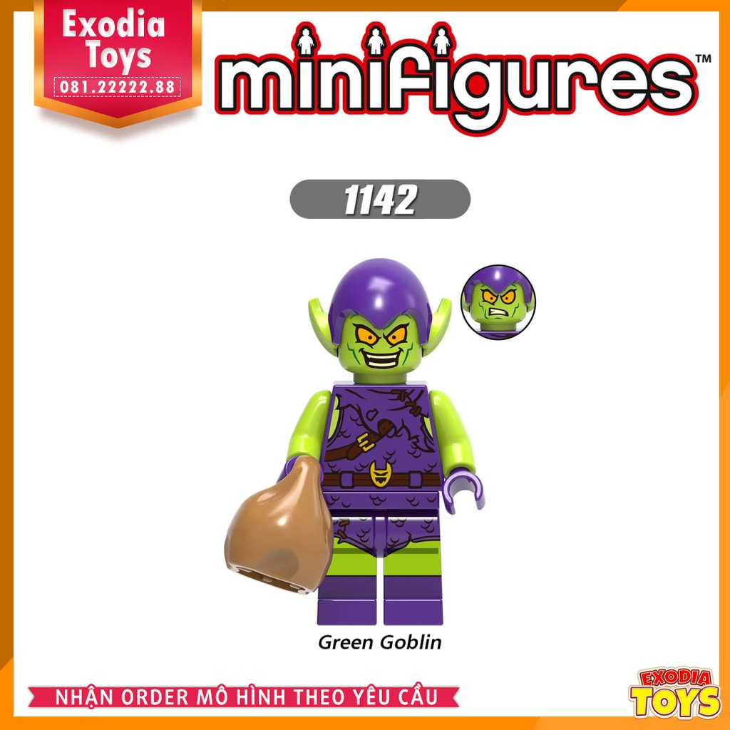 Xếp hình minifigure siêu anh hùng Marvel Spider-Man : Into the Spider-Verse - Đồ Chơi Lắp Ghép Sáng Tạo - X0241