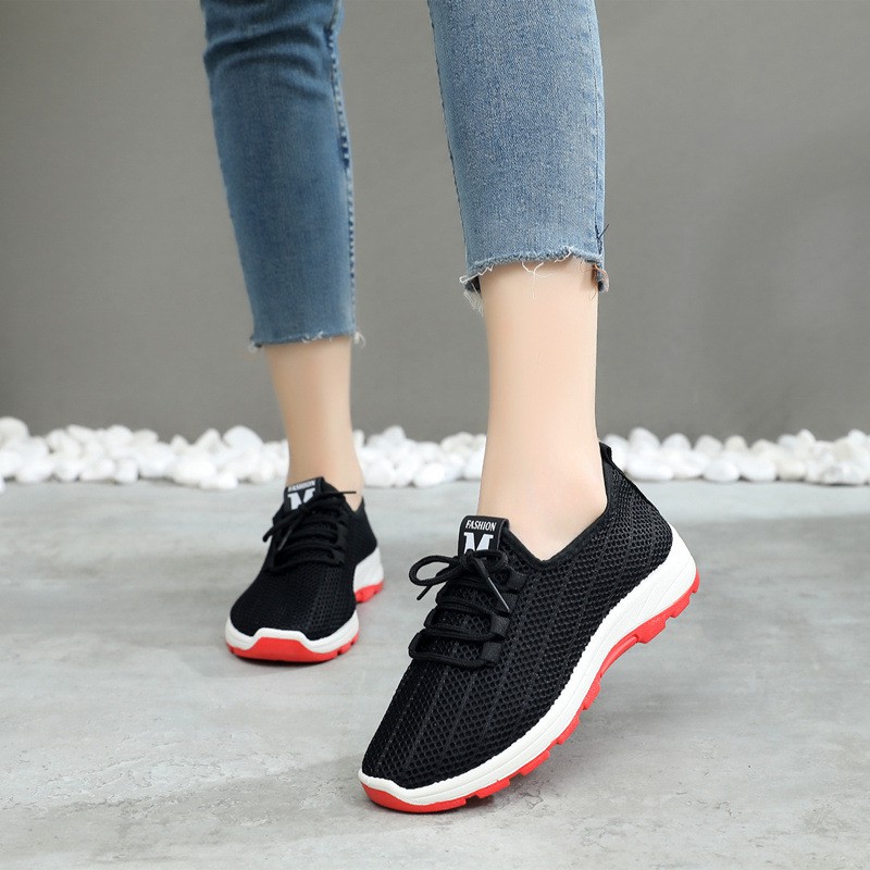 Giày sneaker nữ thoáng khí form chuẩn cao cấp nhiều màu V197