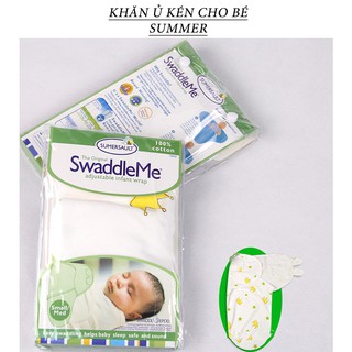 Khăn ủ bé sơ sinh giữ ấm summer cho bé, chất liệu vải mềm mại, dễ chịu. Vkid Store