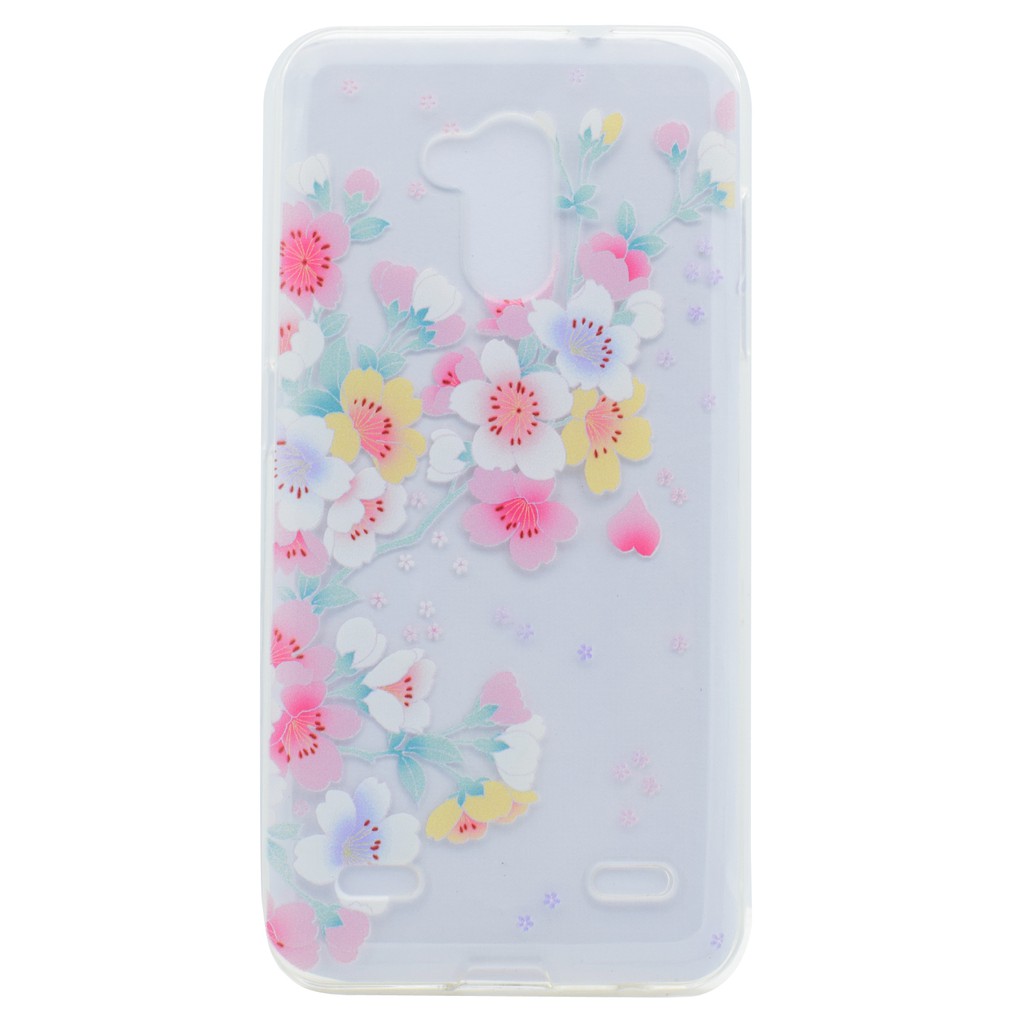 For ZTE V7 Lite Flower Flexible Soft TPU Case Cover