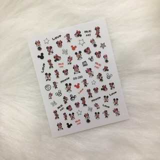 Sticker nail (mã DD) sticker dán móng tay