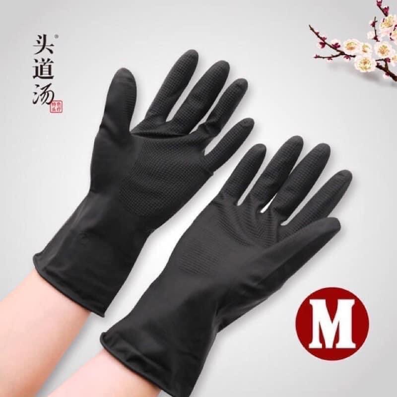 Gang tay đen gội đầu cách nhiệt, Găng Tay-Y Tế Không Bột  Và Có Bột-Chuyên Dùng Trong Y Tế, Spa ,Thẩm Mỹ Viện