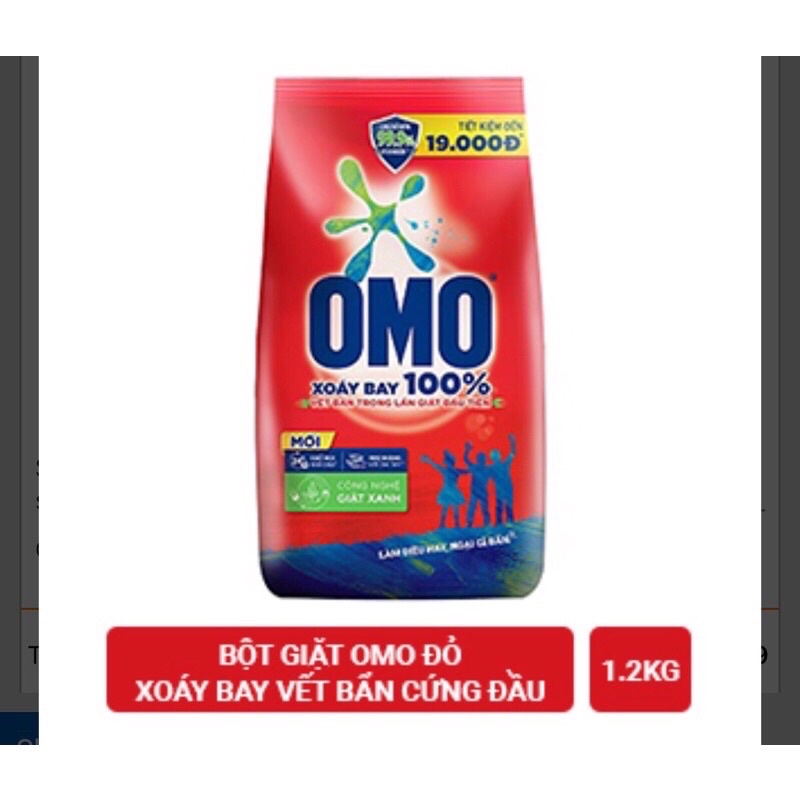 BỘT GIẶT TAY OMO 1,2kg