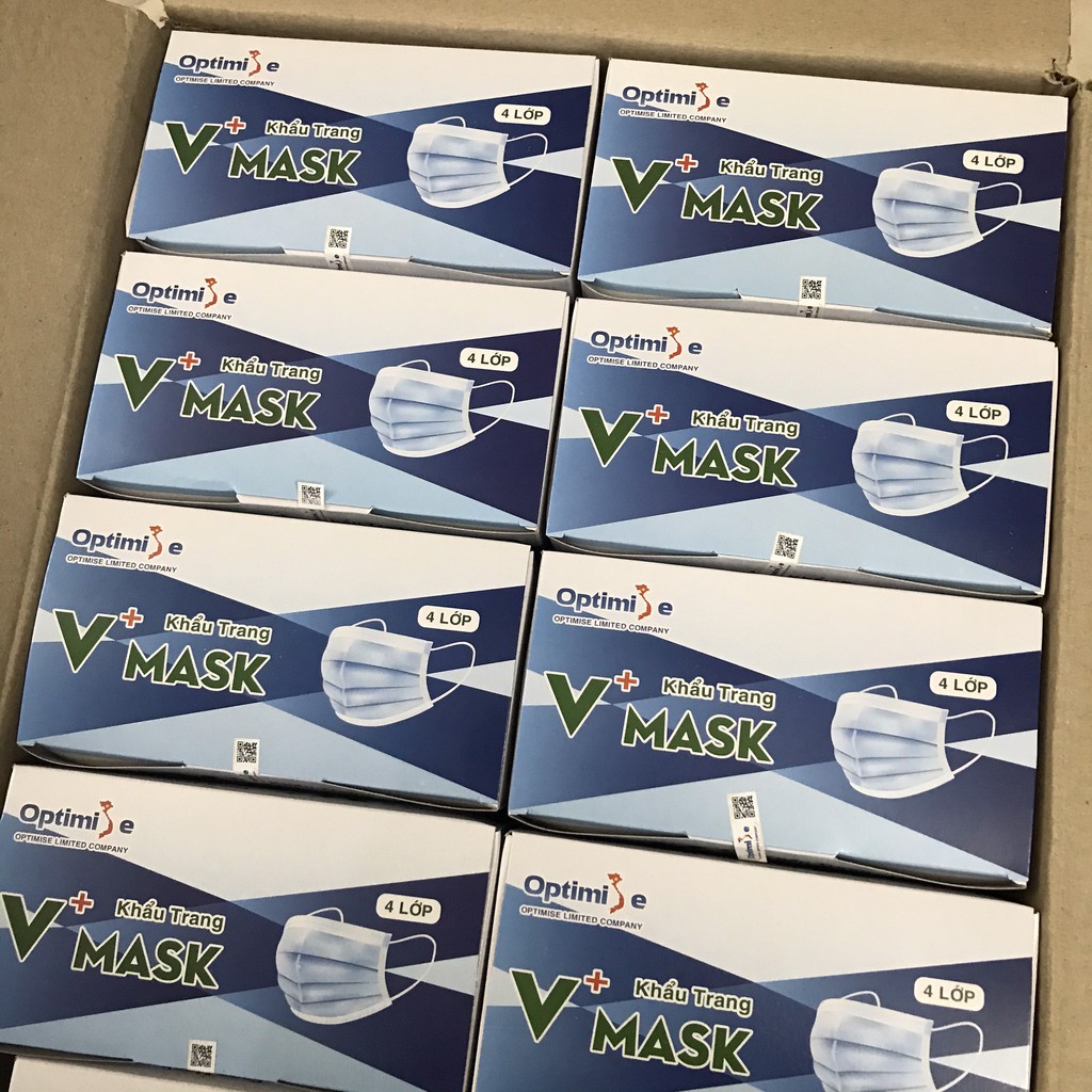 Khẩu trang 4 lớp V Mask hộp 50 cái | BigBuy360 - bigbuy360.vn
