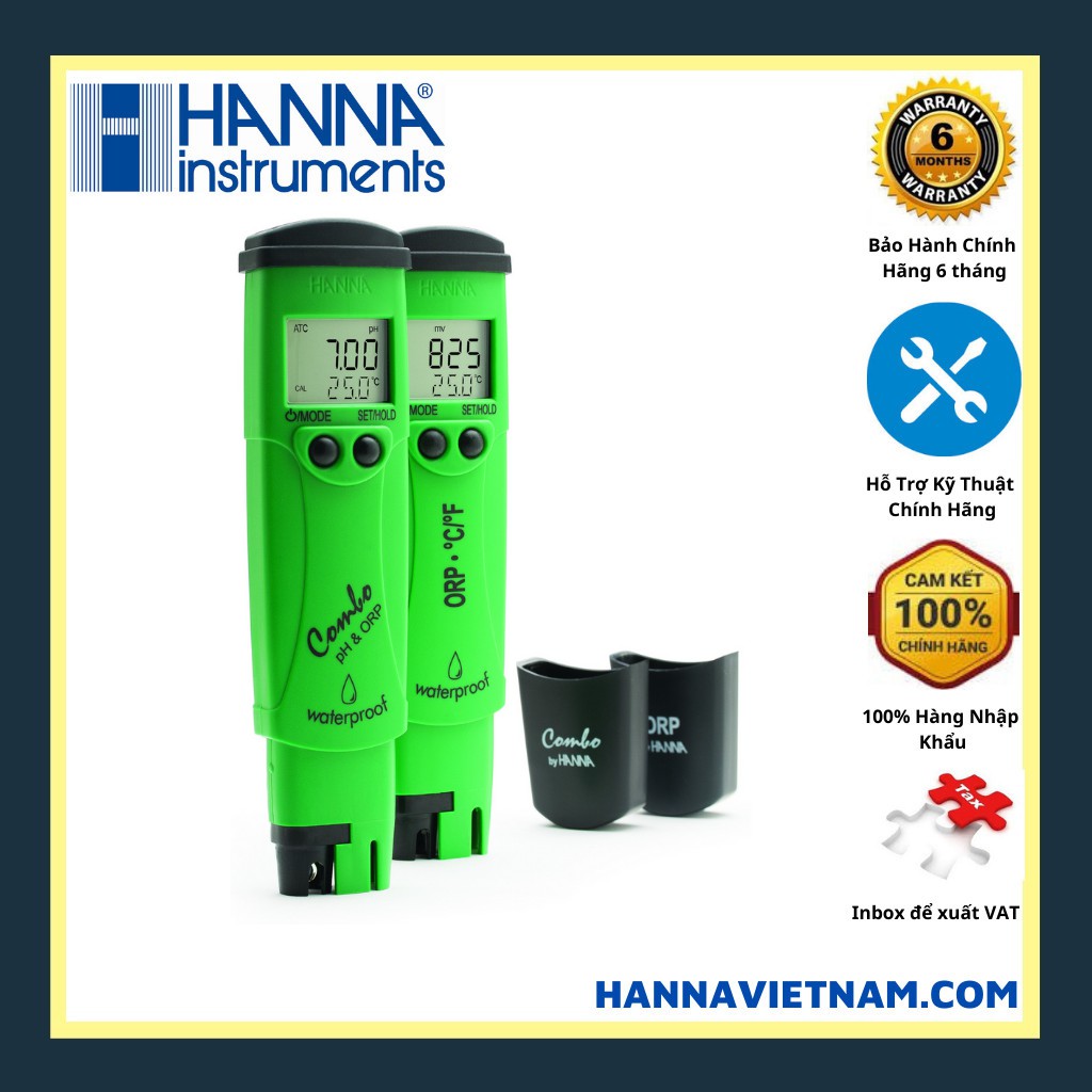 Bút Đo pH/ORP/Nhiệt Độ Hanna Instruments HI98121