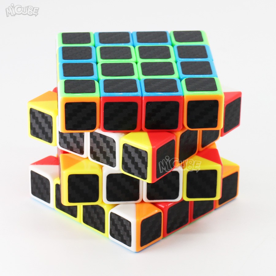 Đồ chơi Rubik 4x4 Moyu carbon - Rubik Chuẩn Quốc Tế, Quay Trơn Mượt