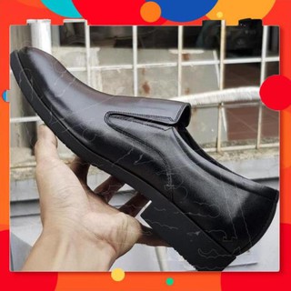 [Freeship - Hot Trend] Giày Tây Nam công sở Da Mềm - GIÀY LƯỜI - Đế Cao Su Mềm - bảo hành 12t - cs bu trơn