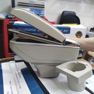 Bệ tỳ tay kia morning màu kem hàng cắm cốc theo xe