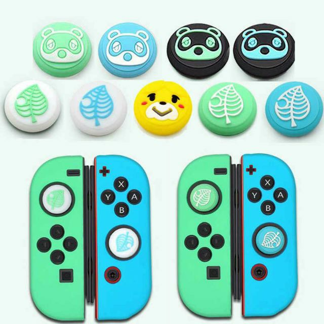 set 4 núm animail crossing nintendo switch mẫu gấu bear