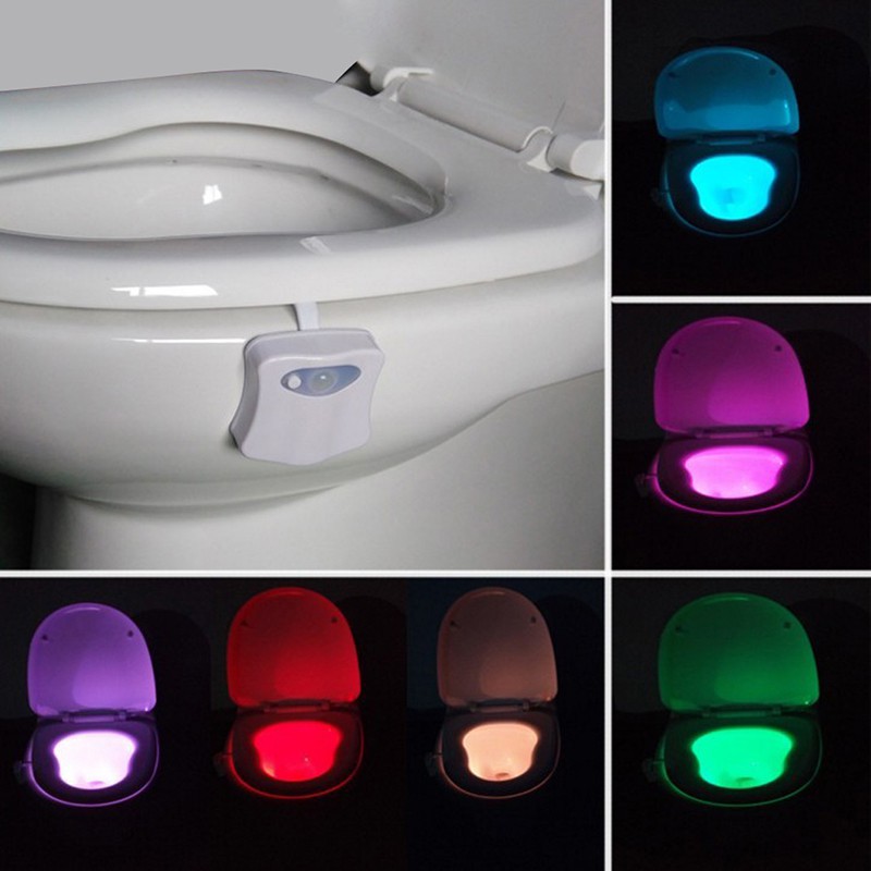 Motion sensor toilet light (8 colors change)