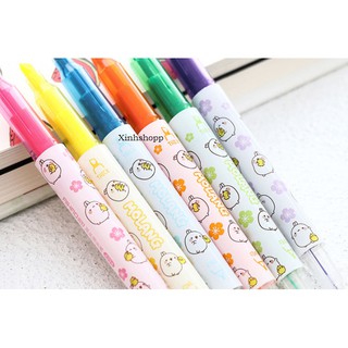 Bút Đánh Dấu Dòng 2 Đầu Thỏ Molang