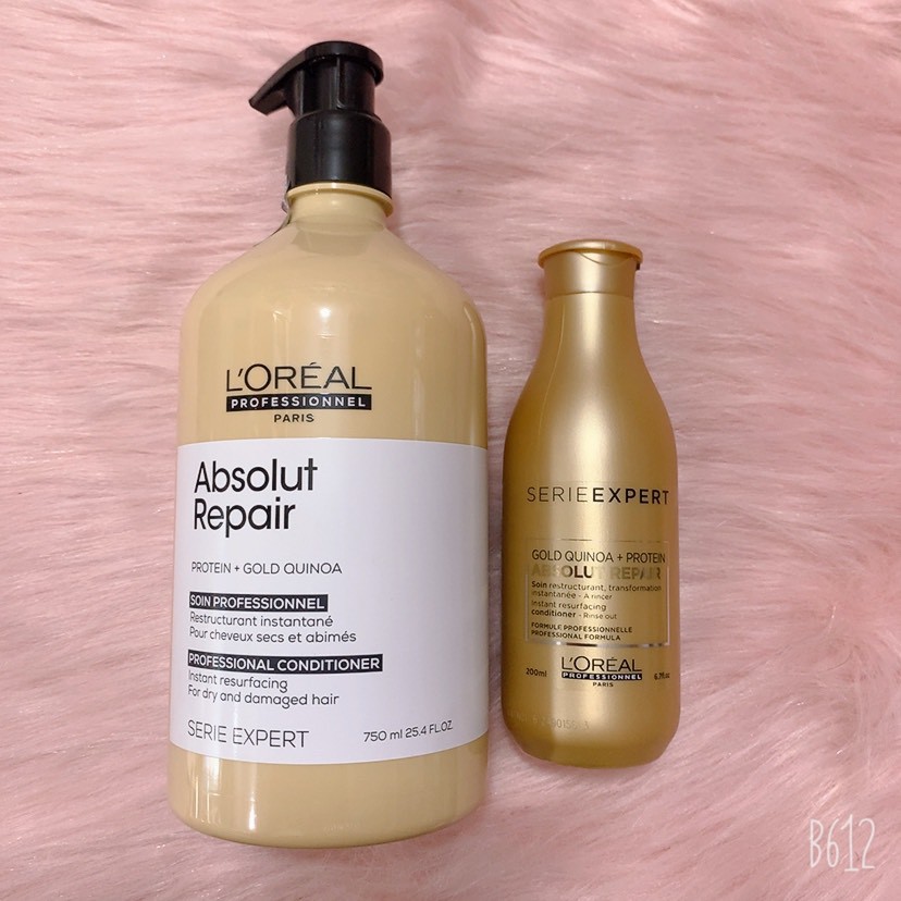 Dầu xả phục hồi tóc hư tổn LOREAL PROFESSTIONAL Absolut Repair Lipidium 200ml/ 750ml_HÀNG CHÍNH HÃNG