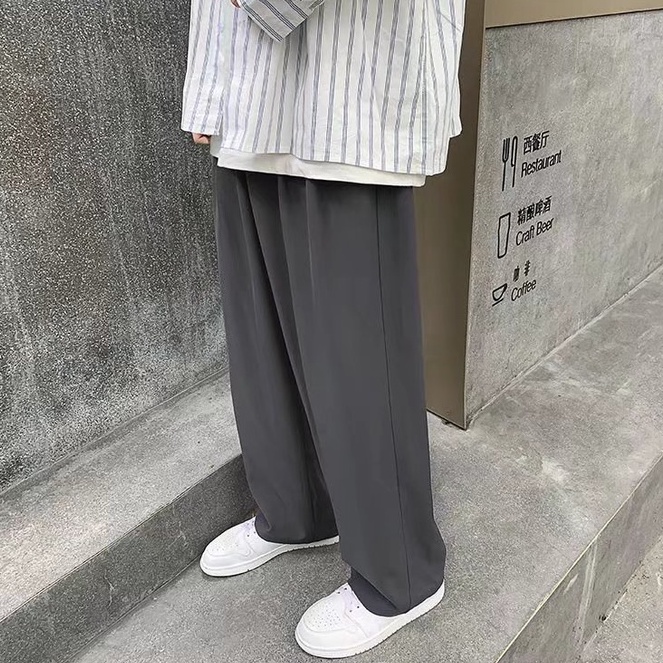Quần ống rộng Thời Trang Xu Hướng Hàn Quốc Cho Nam