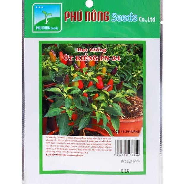 Hạt giống ớt kiểng PN24 - PNSeeds