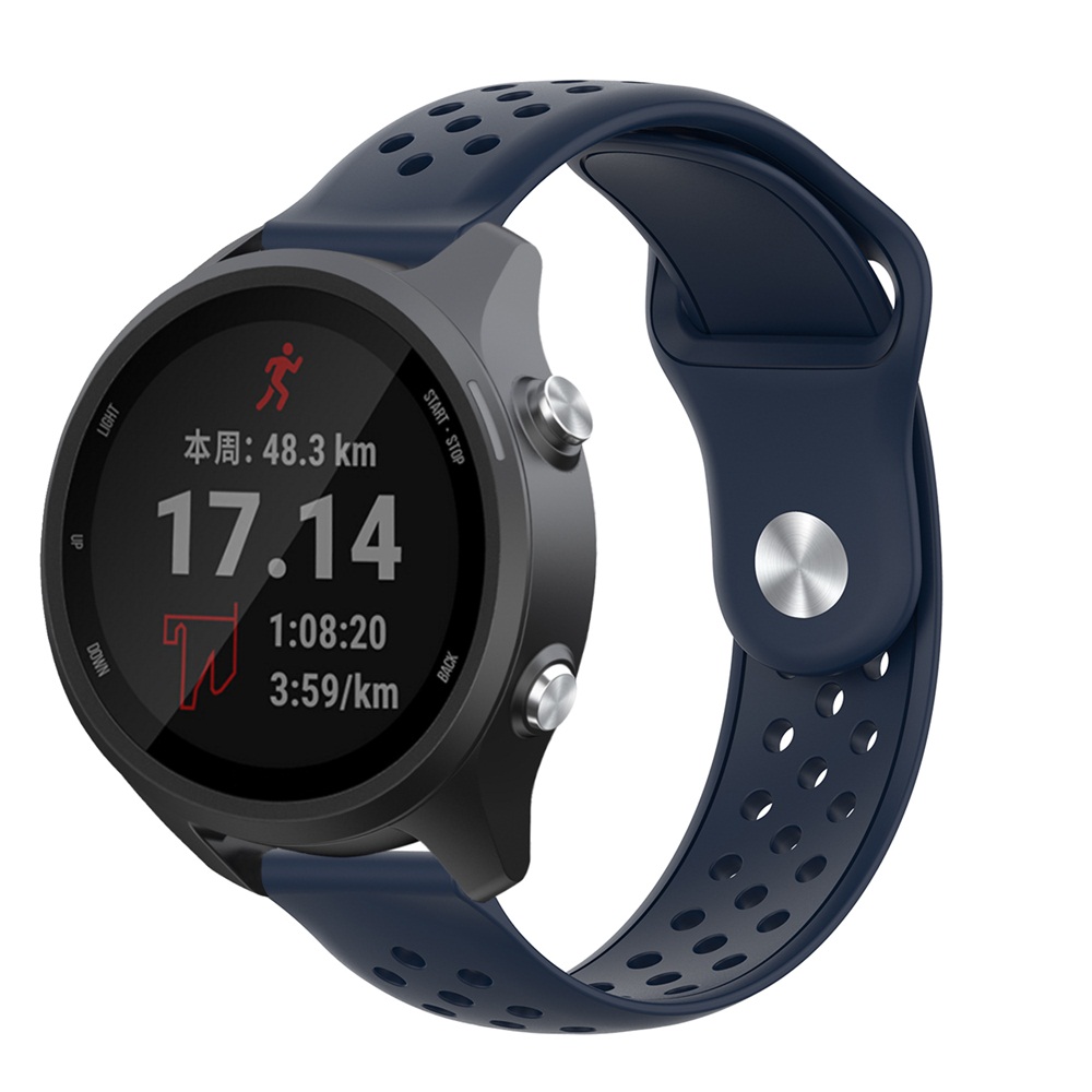 Dây Đeo Tay Thay Thế Bằng Silicone Mềm 20mm Màu Hồng / Xanh Navy / Xanh Dương