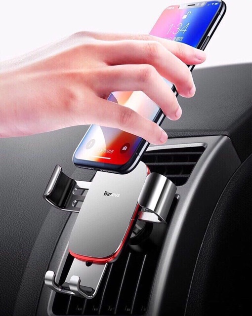 Giá Đỡ Điện Thoại Trên Xe Hơi Baseus Metal Age Gravity Car Mount | BigBuy360 - bigbuy360.vn