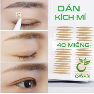 Kích mí tàng hình tạo hai mí không lộ sẵn keo nhiều lựa chọn 40 miếng BHT88