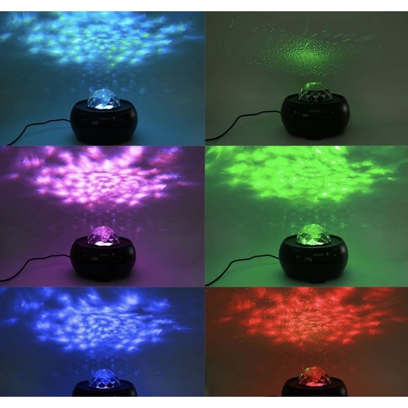 Đèn Chiếu Sao Galaxy trang trí phòng ngủ  Đèn led tiktok chiếu laser ngàn sao kết nối Bluetooth và phát nhạc